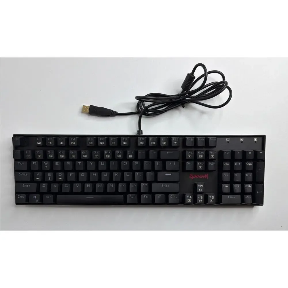 Redragon Vara K551-2 Mechanical Wired USB Illuminated Keyboard English Black